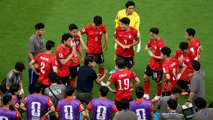 Elenco da Coreia do Sul na Copa do Mundo 2026 durante partida