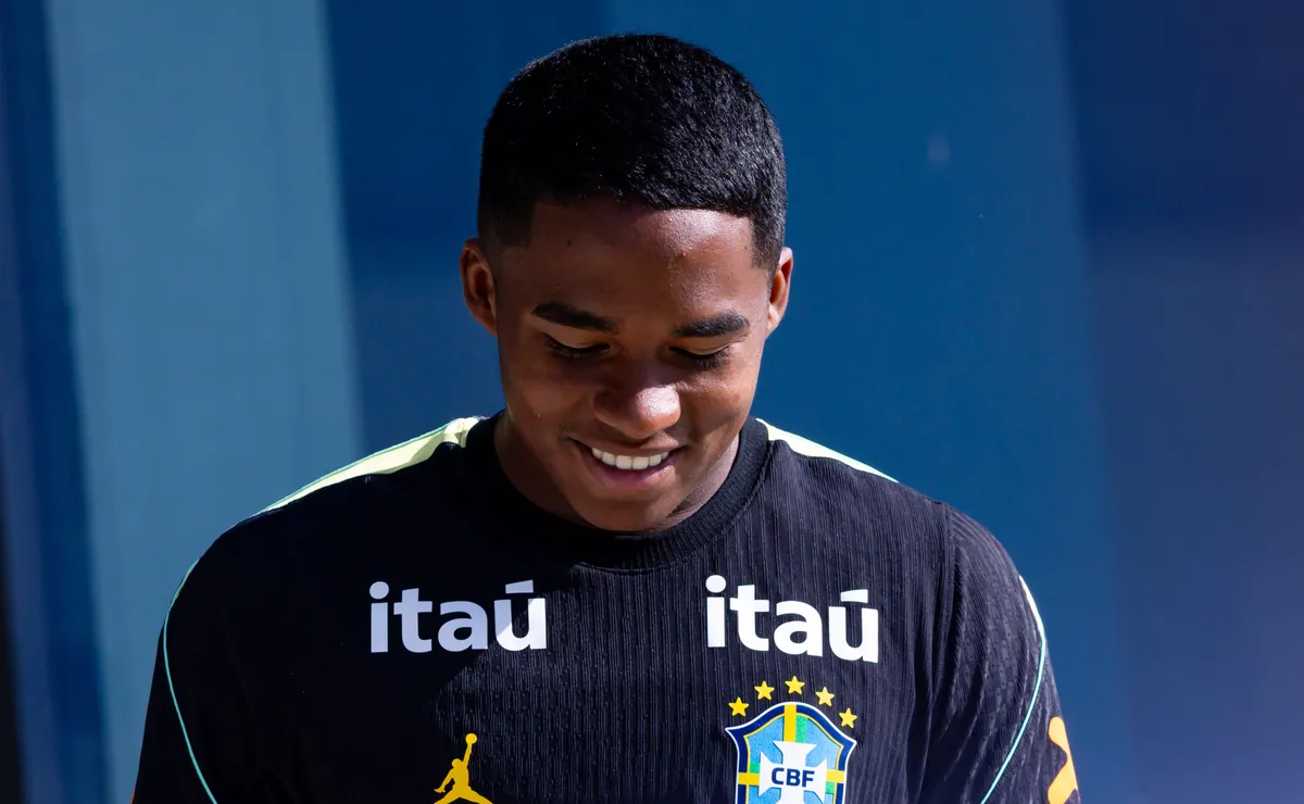 De ponta-direita, Endrick ‘ameaça’ Raphinha por espaço na Seleção Brasileira contra Haiti