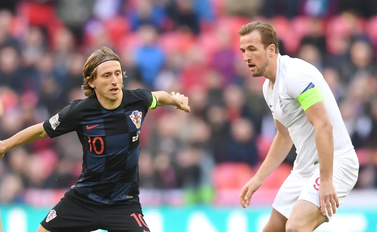 Harry Kane e Modric são as grandes esperanças de Inglaterra e Croácia na estreia pela Copa do Mundo