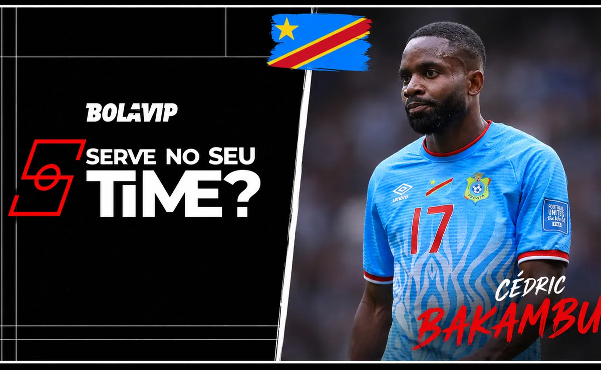 Bakambu chama atenção de torcedores em Portugal x Congo e já foi especulado em Santos e Atlético-MG