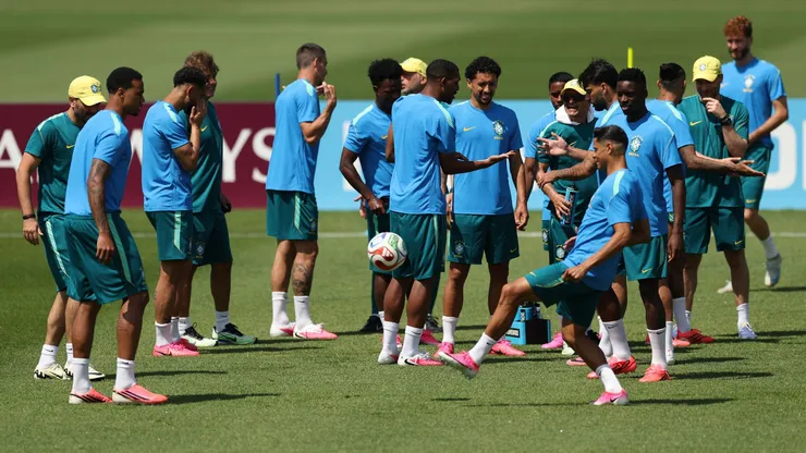 Brasil recebe visita surpresa da Fifa e passa por teste antidoping antes de duelo com Haiti — Foto Darrian TraynorGetty Images
