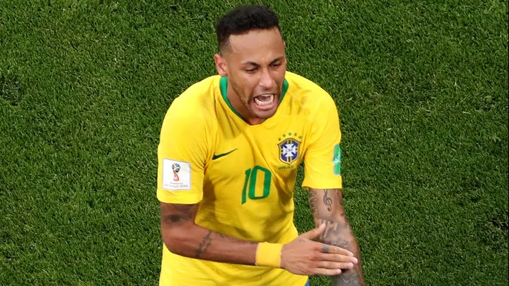 Neymar foi decisivo na vitória do Brasil diante do México no Mundial de 2018 (Photo by Clive Rose)