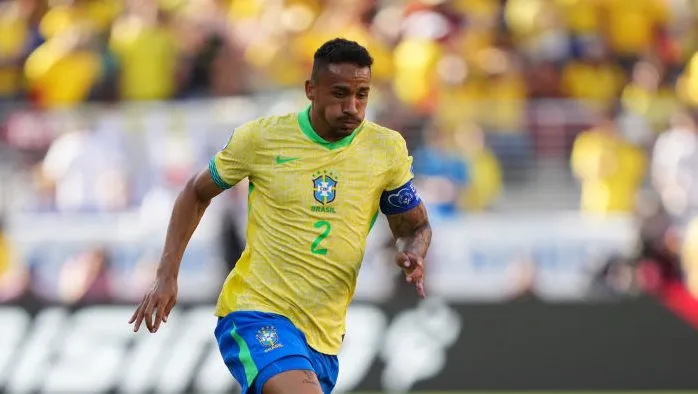 Danilo pela Seleção. Foto: Thearon W. Henderson/Getty Images