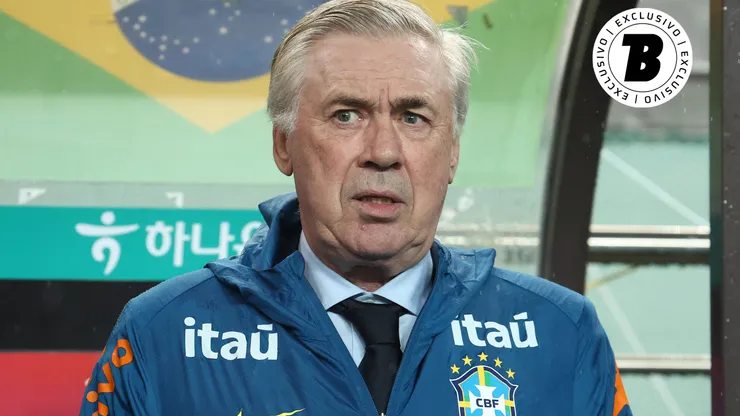 Carlo Ancelotti tem feito testes importantes na Seleção Brasileira - Foto: Chung Sung-Jun/Getty Images