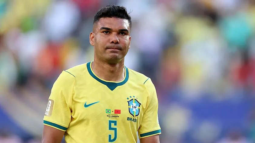 Casemiro pela Seleção. Foto: Dan Mullan/Getty Images