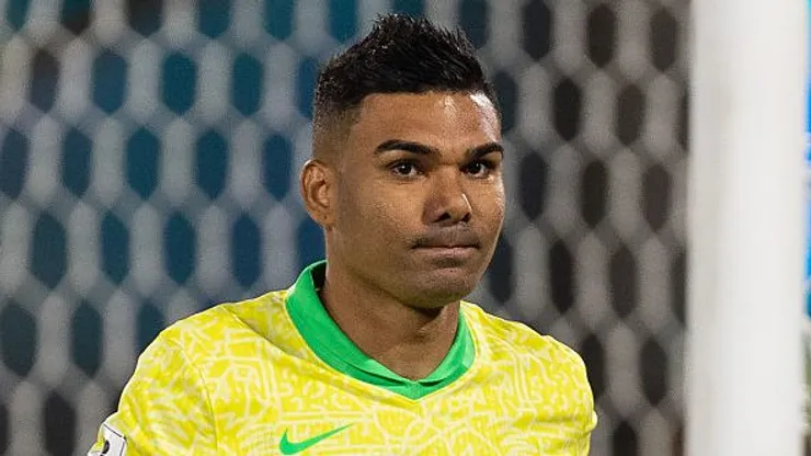 Casemiro pela Seleção. Foto: Ruano Carneiro/Getty Images