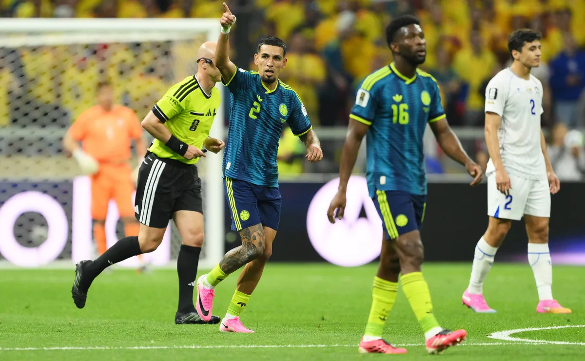 Luis Diaz brilha e Seleção Colombiana vence o Uzbequistão pela Copa do Mundo