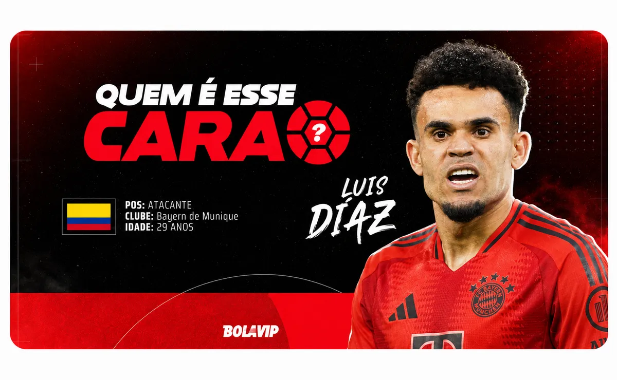 Quem é esse cara? Luis Díaz, o atacante de R$ 490 milhões que turbina a Colômbia na Copa