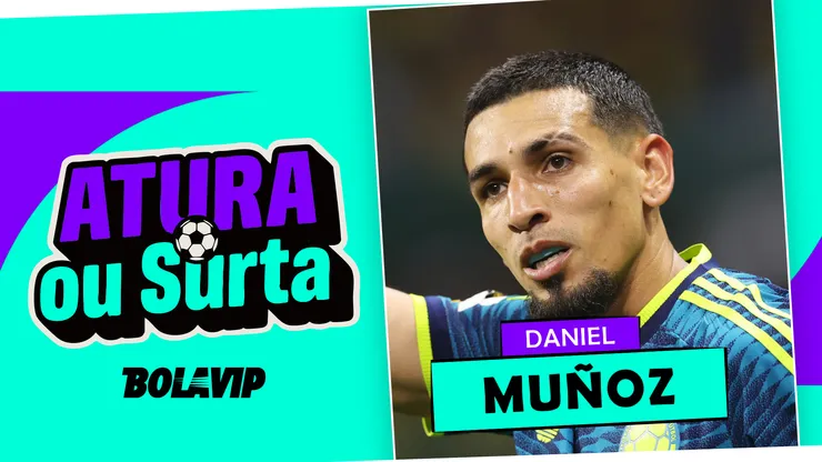 Muñoz comemorando tento que abriu o placar