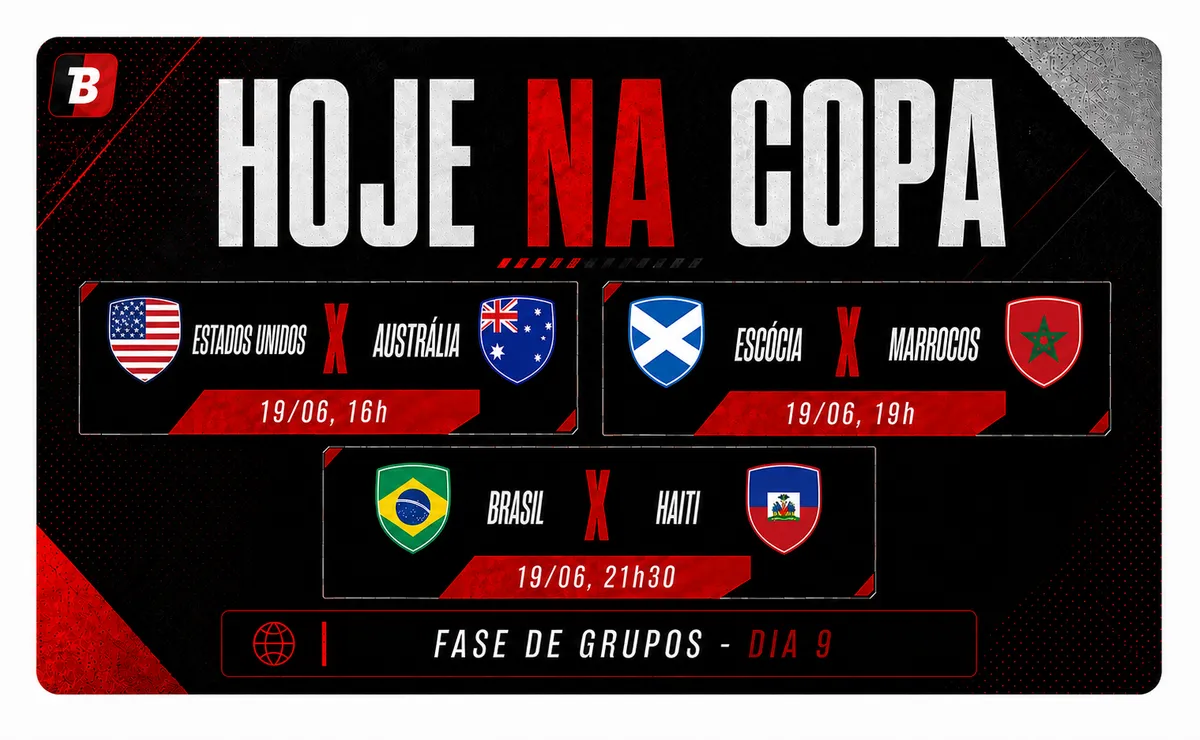 Brasil x Haiti pode definir classificação e agita a rodada da Copa do Mundo; veja horários e onde assistir ao vivo