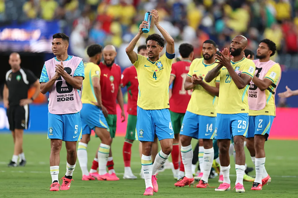 Casemiro e Marquinhos estiveram na goleada do Brasil sobre o Haiti em 2016. Foto: Dan Mullan/Getty Images