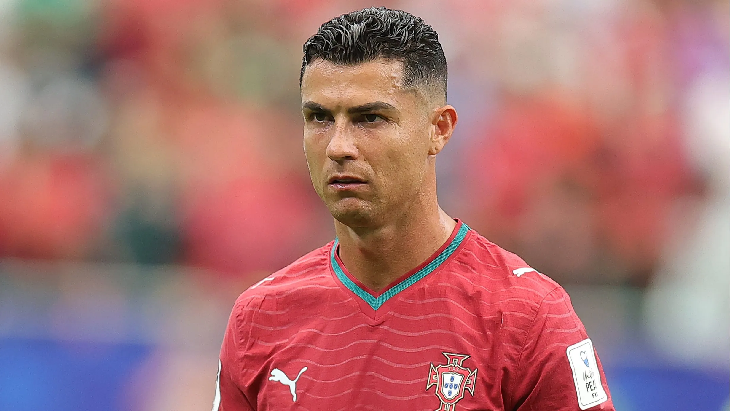 Cristiano Ronaldo não teve boa atuação - (Photo by Alex Slitz/Getty Images).