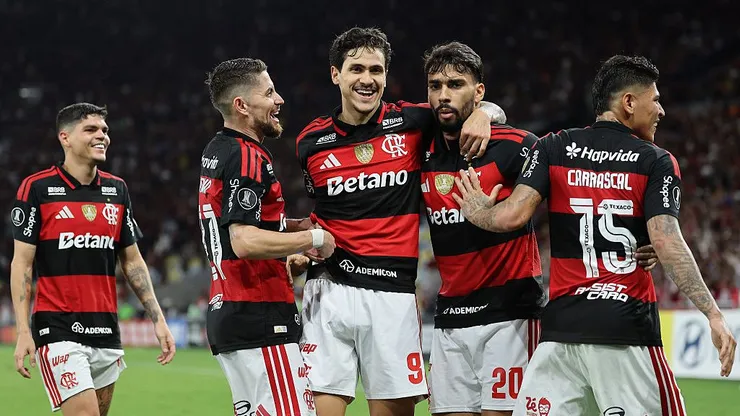 Flamengo teve bons resultados antes da pausa para a Copa do Mundo. Foto: Wagner Meier/Getty Images