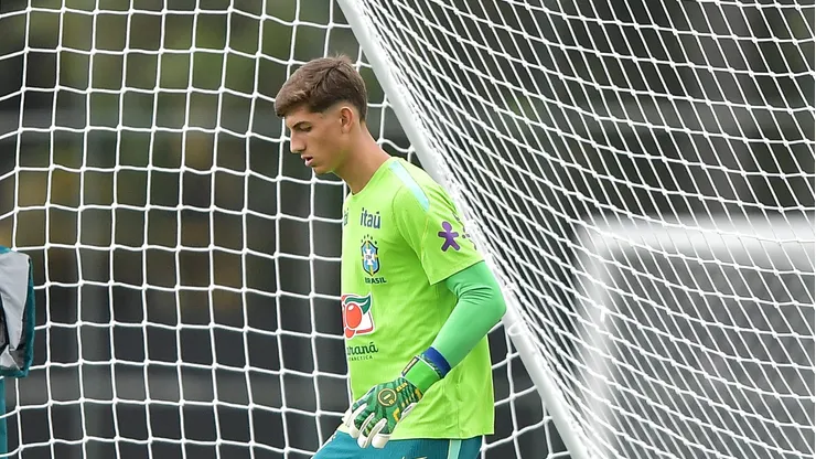 - Leo Nannetti jogador do Brasil durante treino no Centro de Treinamento