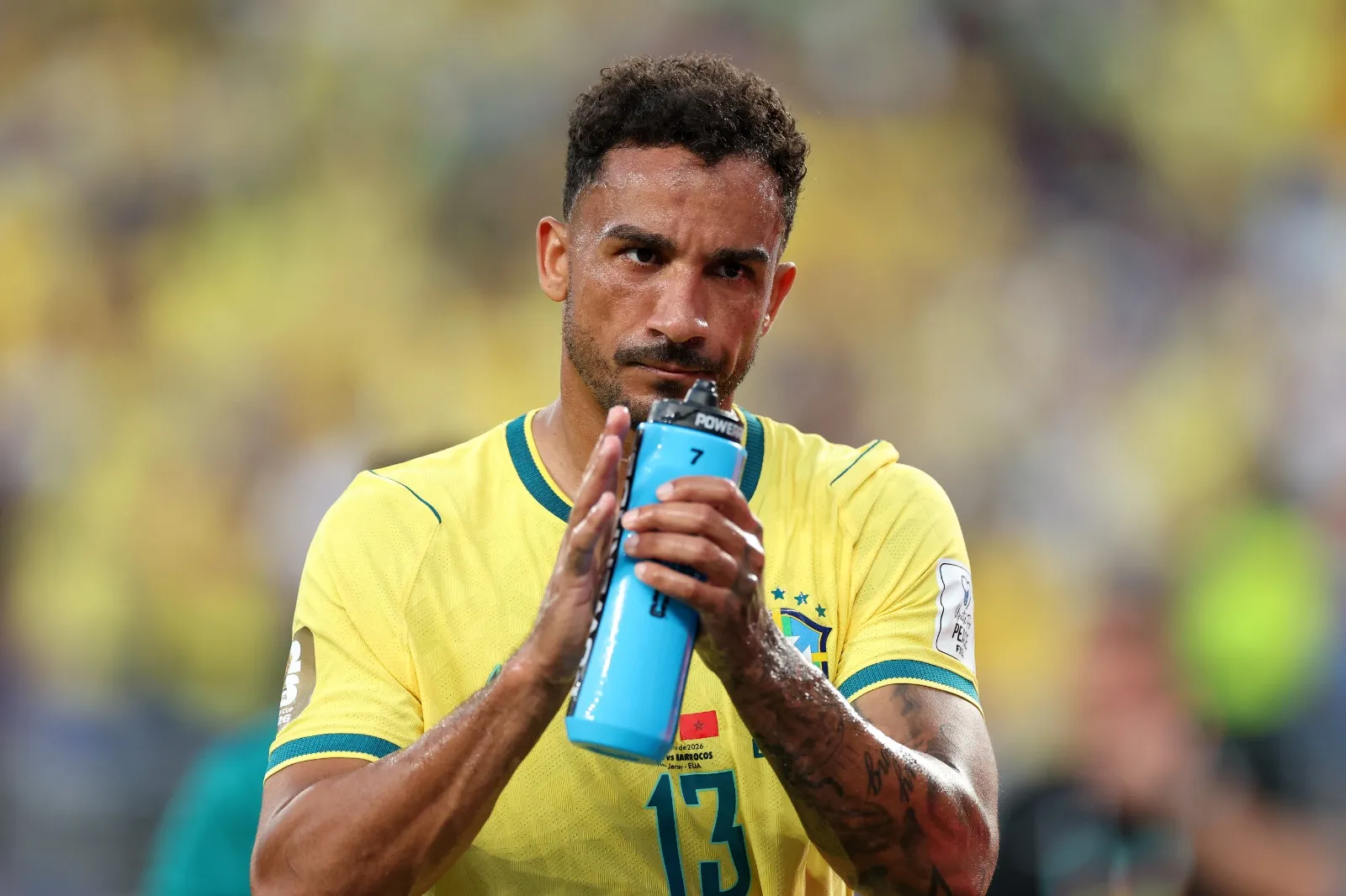 EAST RUTHERFORD, NEW JERSEY – JUNE 13: Danilo #13 of Brazil following the FIFA World Cup 2026 Group C match between Brazil and Morocco at New York New Jersey Stadium on June 13, 2026 in East Rutherford, New Jersey. (Photo by Dan Mullan/Getty Images)