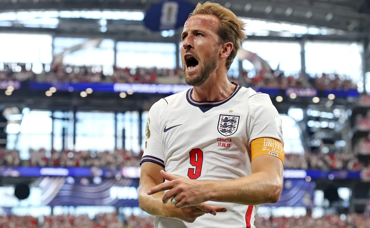 Harry Kane alcança 10 gols em Copas e supera nove lendas do futebol mundial