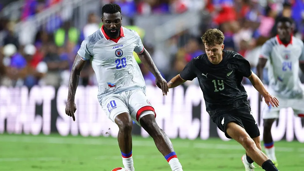 Frantzdy Pierrot, pelo Haiti. Foto: Megan Briggs/Getty Images