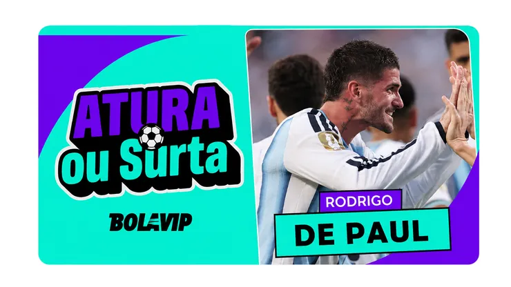 Rodrigo De Paul comemorando gol com Messi