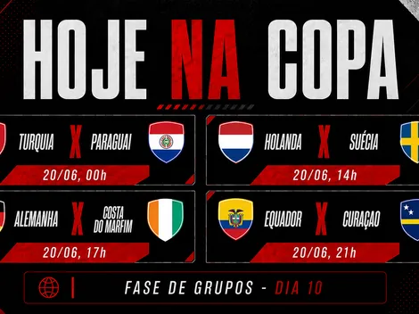Copa do Mundo tem Holanda, Alemanha e Equador em campo hoje