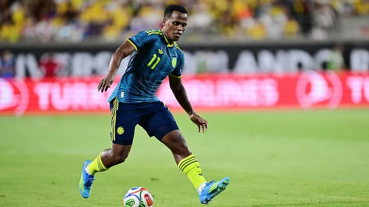 Arias durante partida pela Colômbia. Foto: Julio Aguilar/Getty Images