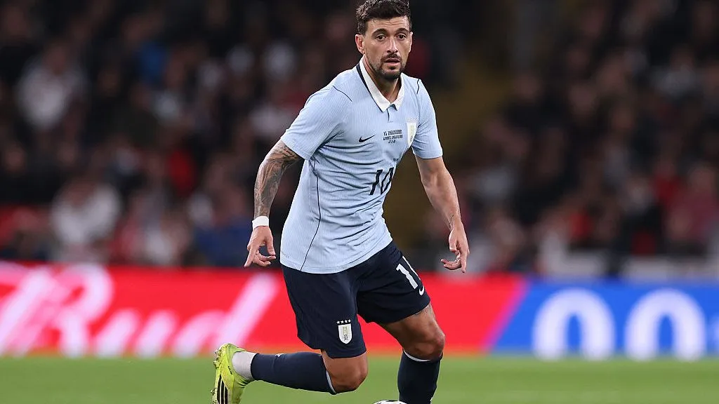 Arrasca em ação pela Seleção do Uruguai – (Photo by Ryan Pierse/Getty Images)