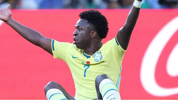 Vini pela Seleção. Foto: Kevin C. Cox/Getty Images