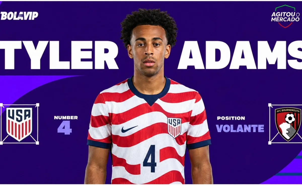 Agitou o Mercado:Tyler Adam se destaca nos Estados Unidos na Copa 2026 e vale R$ 147,8 milhões