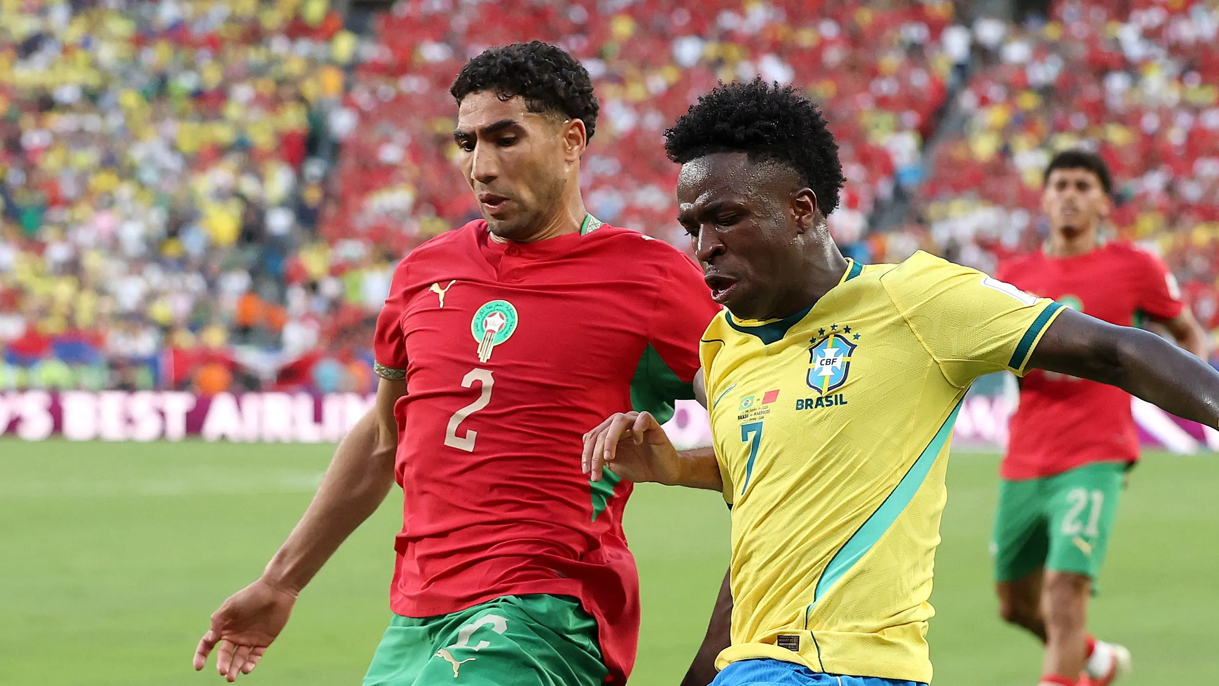 Foto: Darrian Traynor/Getty Images – Seleção Brasileira e Marrocos empataram na estreia.