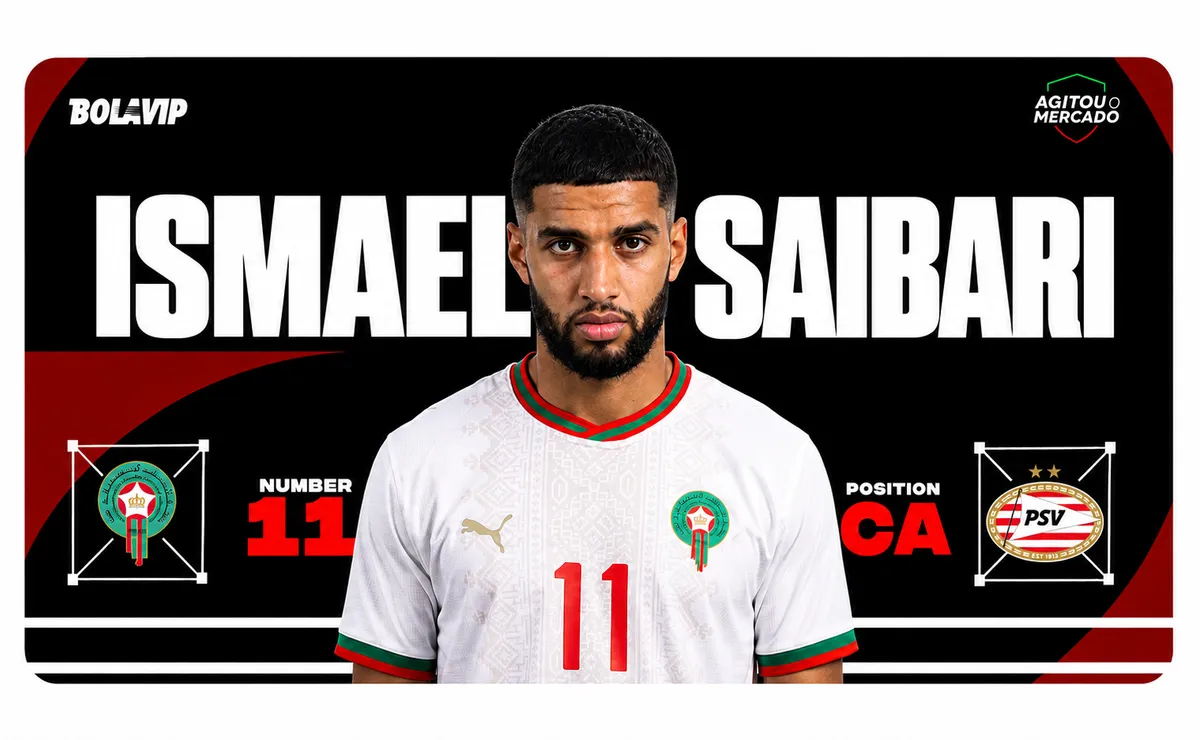 Ismael Saibari vira sensação do Marrocos na Copa do Mundo e será anunciado pelo Bayern
