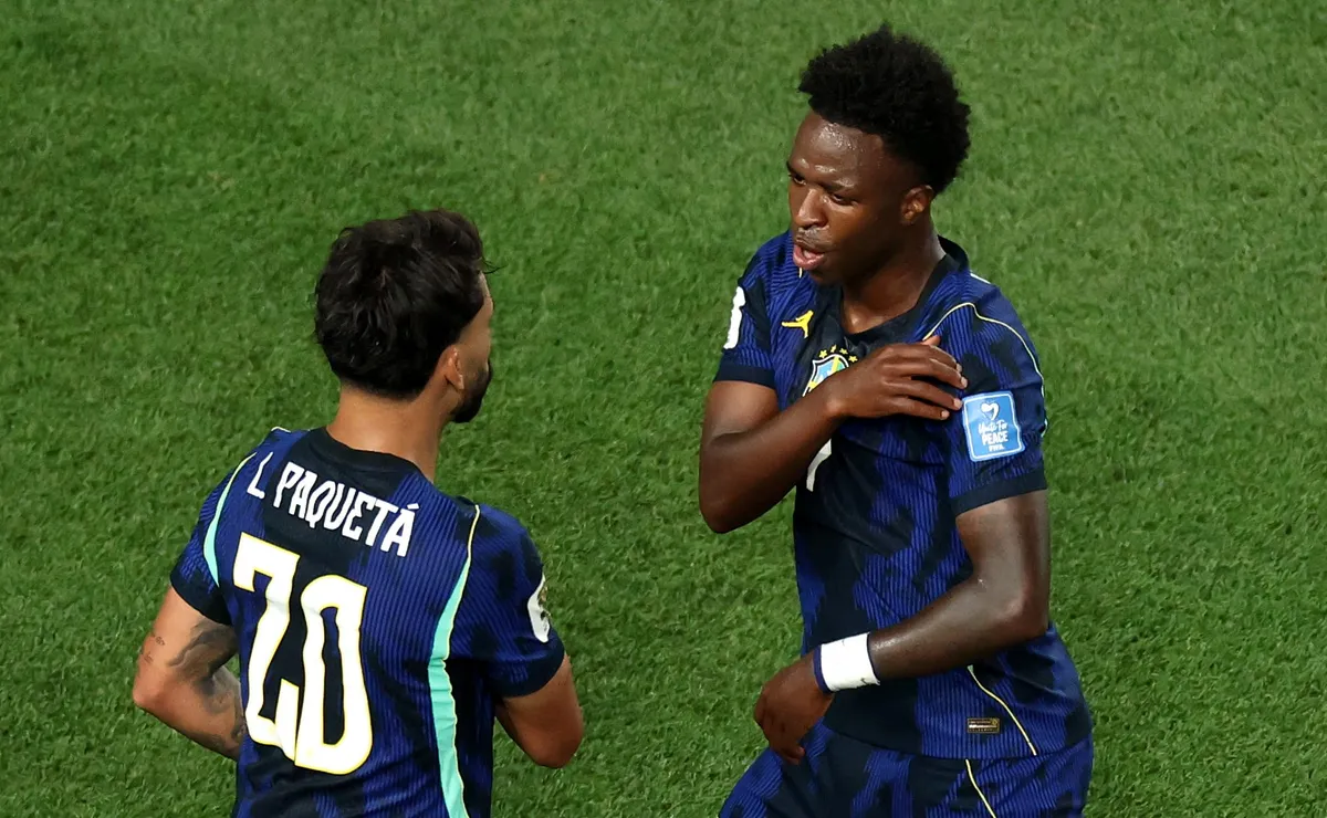 Vini Júnior e Paquetá são determinantes na primeira vitória do Brasil na Copa 2026