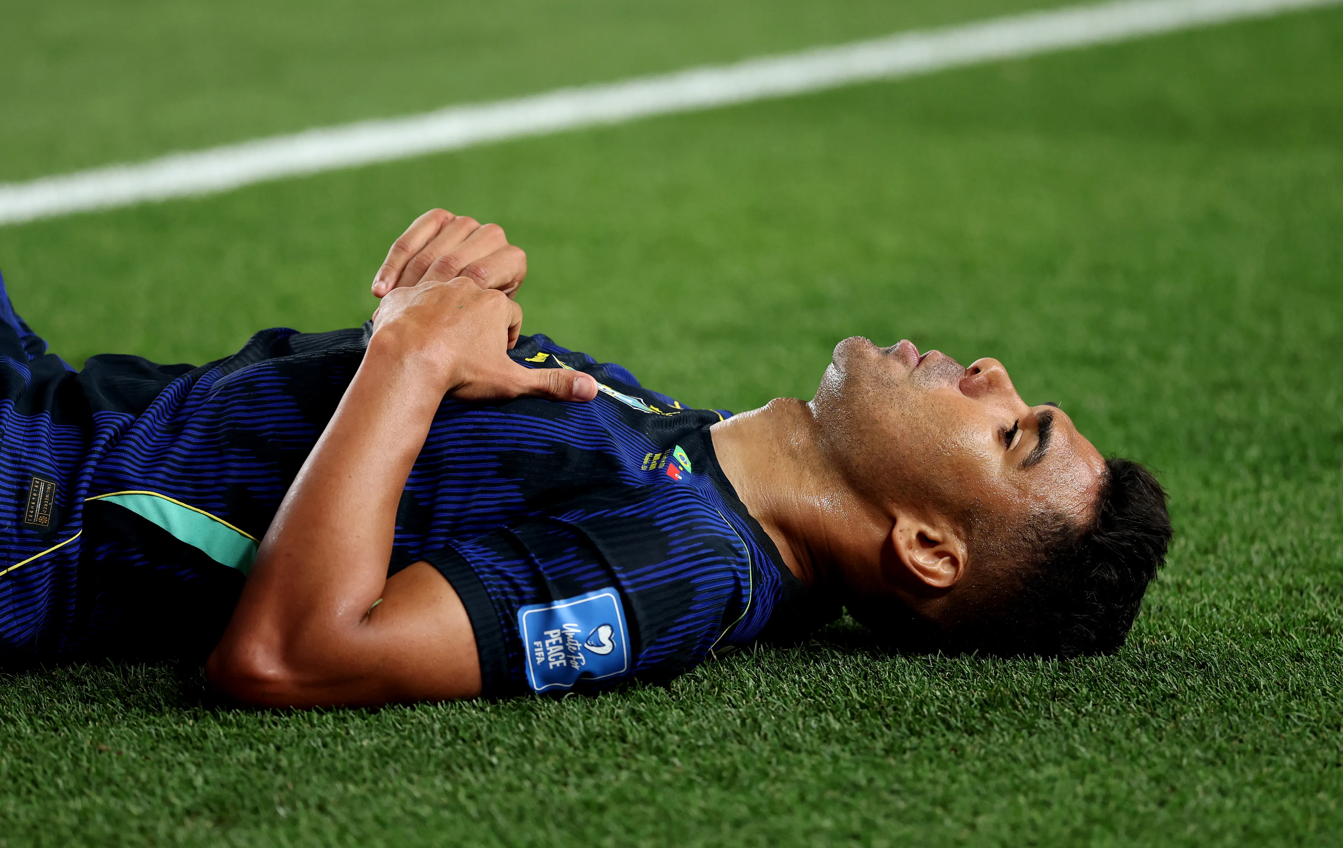 Casemiro continua bem longe das melhores atuações pela Seleção Brasileira, mas Ancelotti continua apostando no camisa 5 – Foto: Dan Mullan/Getty Images