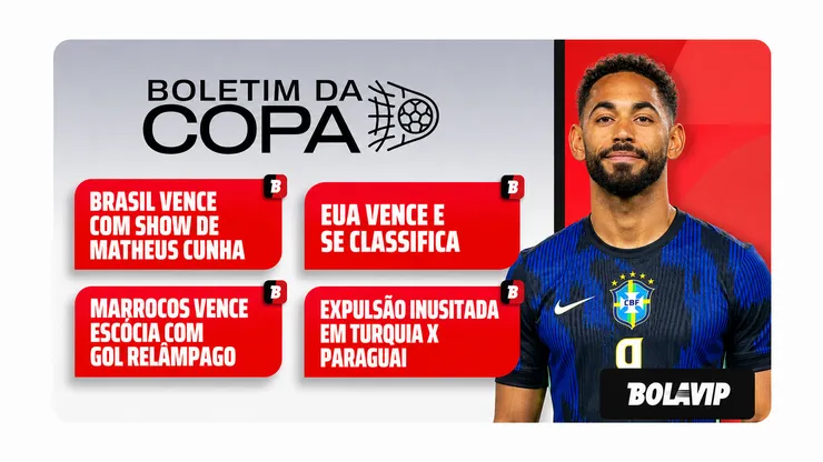 Matheus Cunha, atacante da Seleção Brasileira