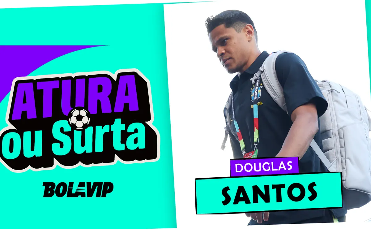 Atura ou surta: Douglas Santos se destaca em Brasil x Haiti e cai nas graças da torcida