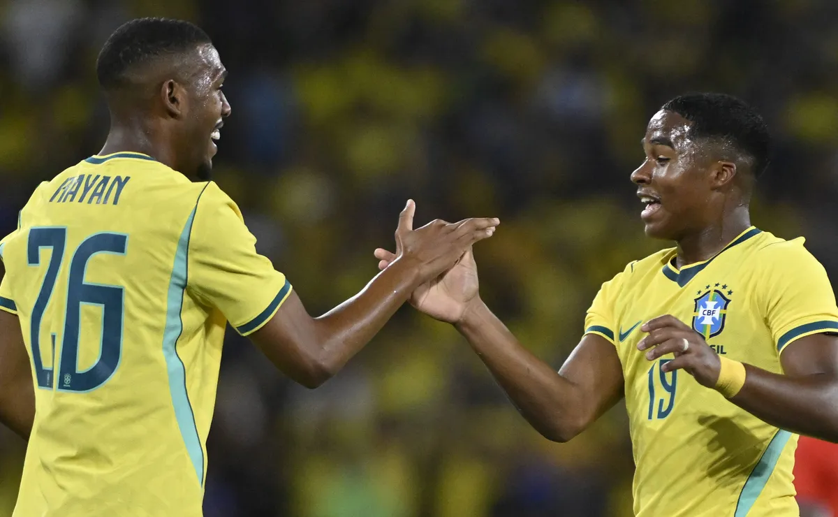 Rayan e Endrick igualam feito que o Brasil não alcançava desde Pelé em 1958 na Copa do Mundo