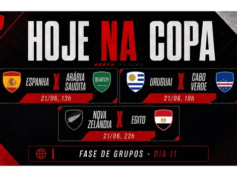 Espanha e Uruguai lideram jogos de hoje na Copa