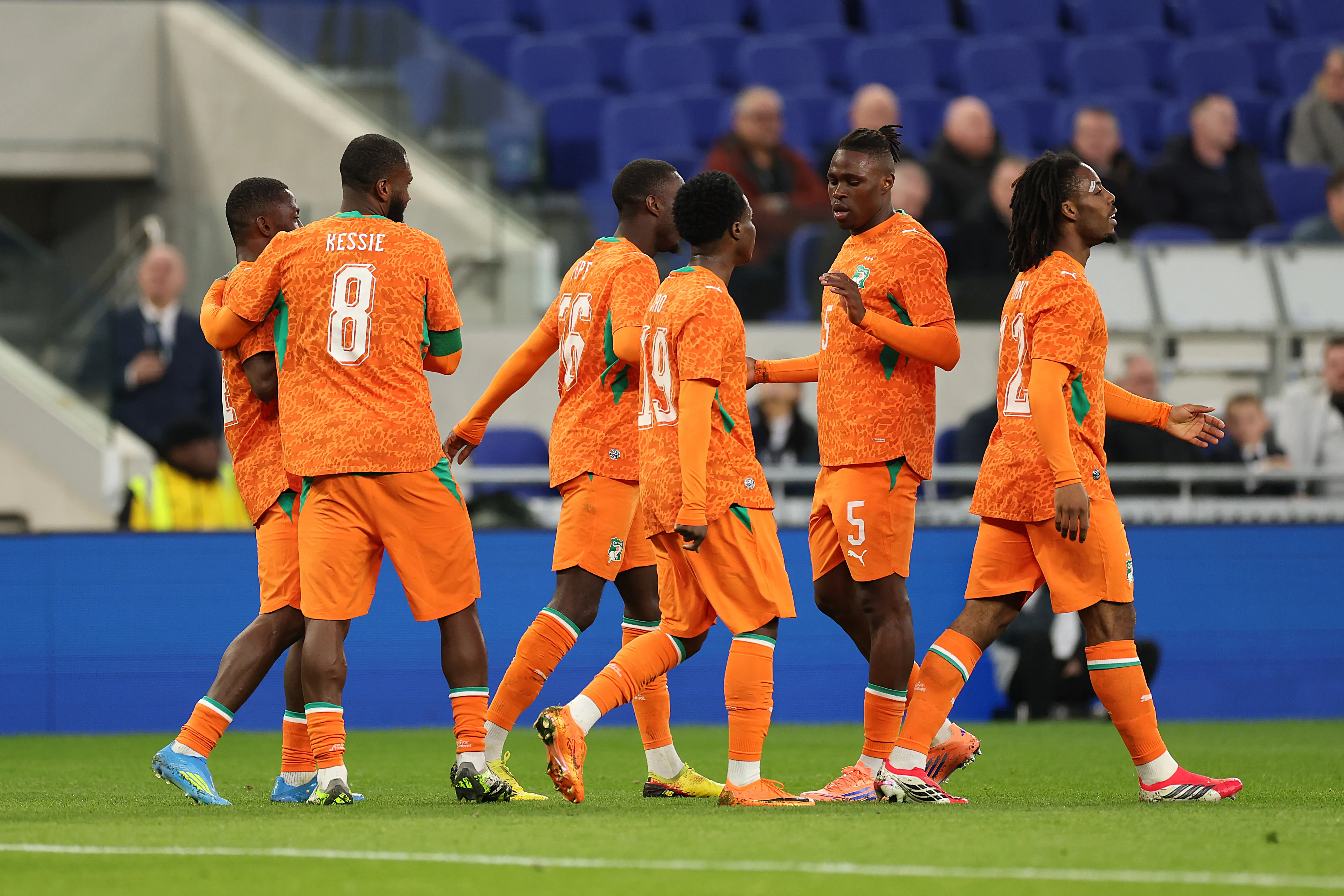 Equipe da Costa do Marfim. (Photo by Kate McShane/Getty Images)