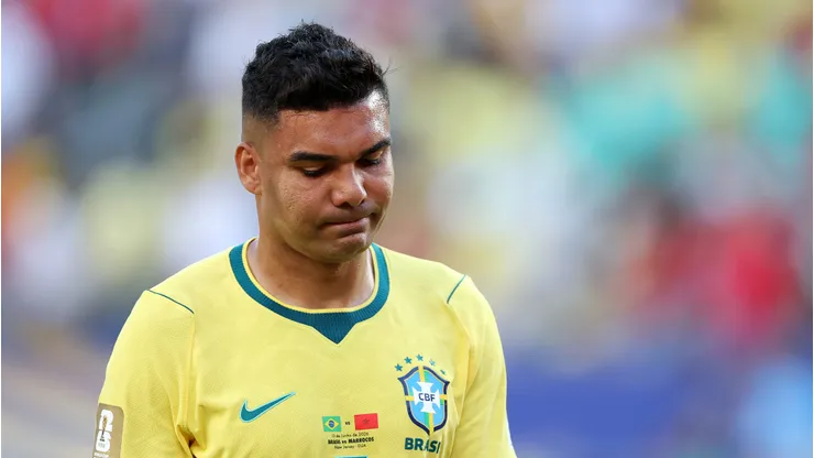 Casemiro contra Marrocos. (Photo by Dan Mullan/Getty Images)