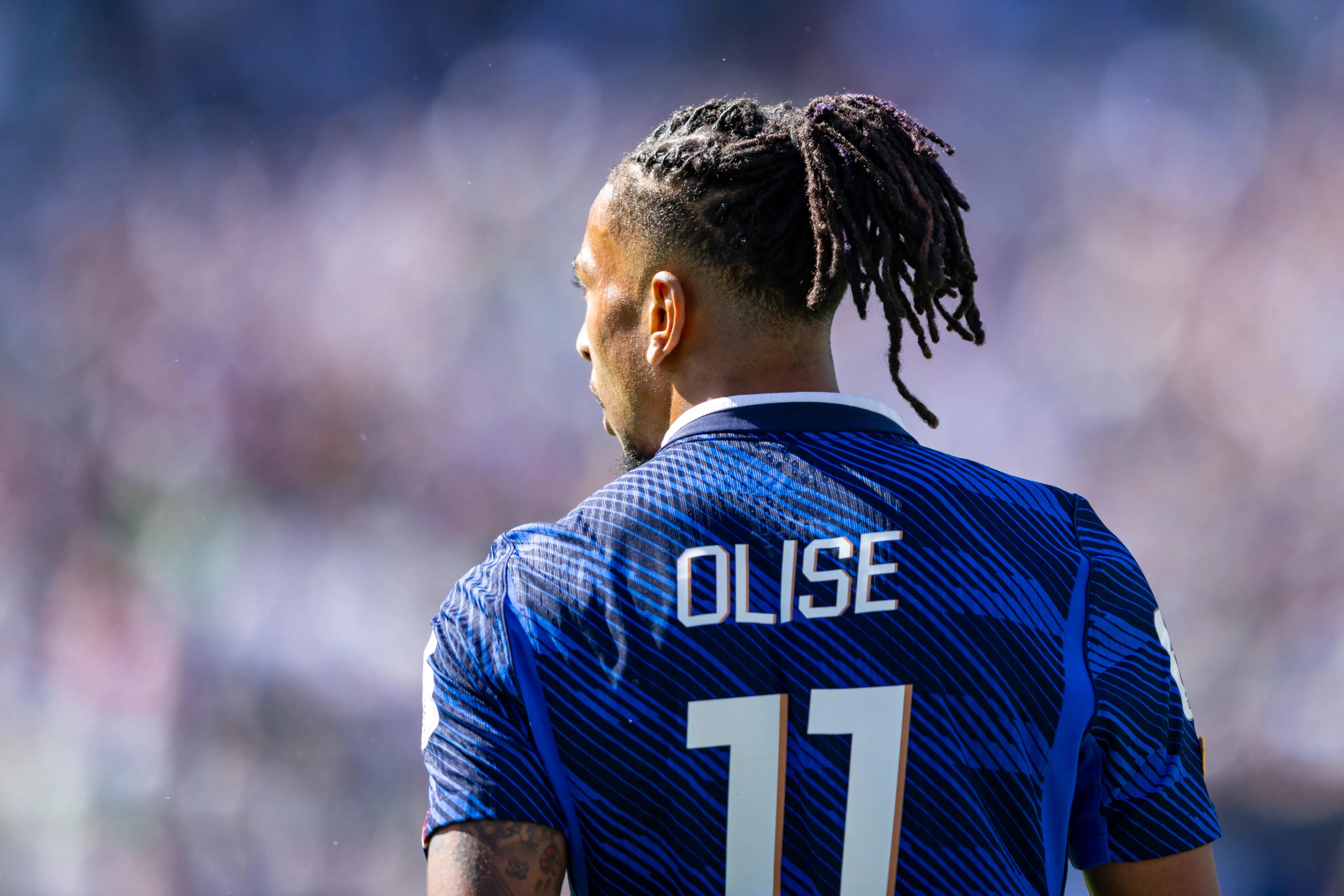 ESTADOS UNIDOS – NOVA YORK – 16/06/2026 – COPA DO MUNDO 2026, FRANCA X SENEGAL – Olise jogador do Franca durante partida contra o Senegal no estadio MetLife Stadium pelo campeonato Copa Do Mundo 2026. Foto: Rodolfo Buhrer/AGIF