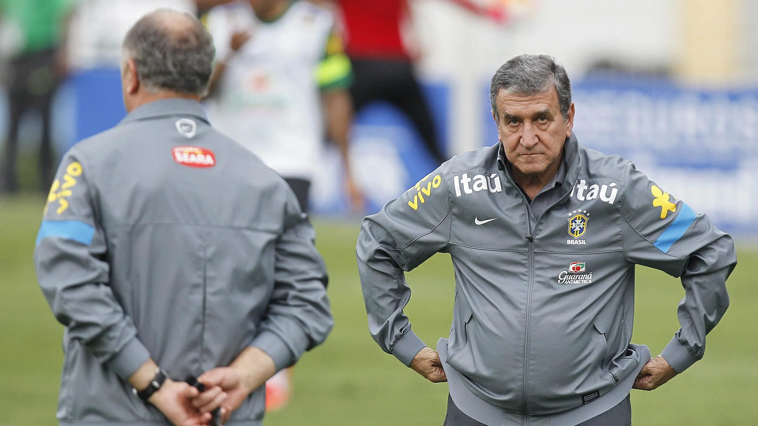 Parreira em treino da Selecao Brasileira na EsEFEX Urca. 29 de Maio de 2013, Rio de Janeiro, Rio de Janeiro, Brasil. Foto: Wagner Meier/AGIF