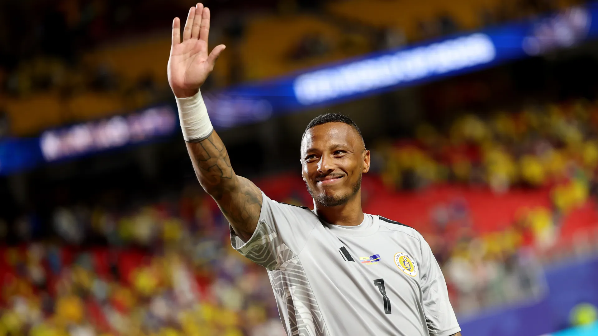 Eloy Room após o empate entre Equador e Curaçao – Foto: Charlotte Wilson/Getty Images