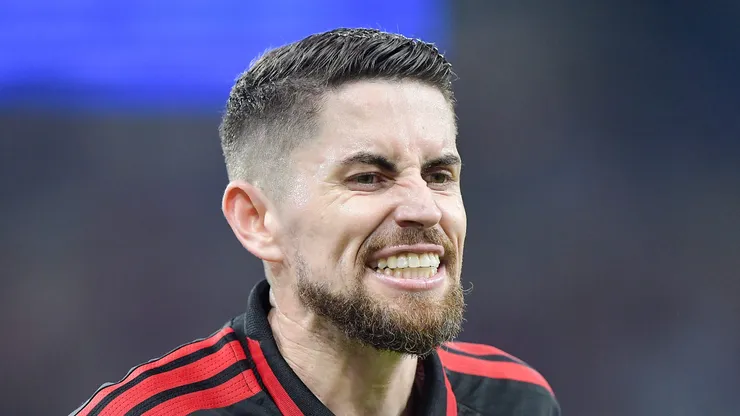 Jorginho durante partida do Fla no Brasileirão