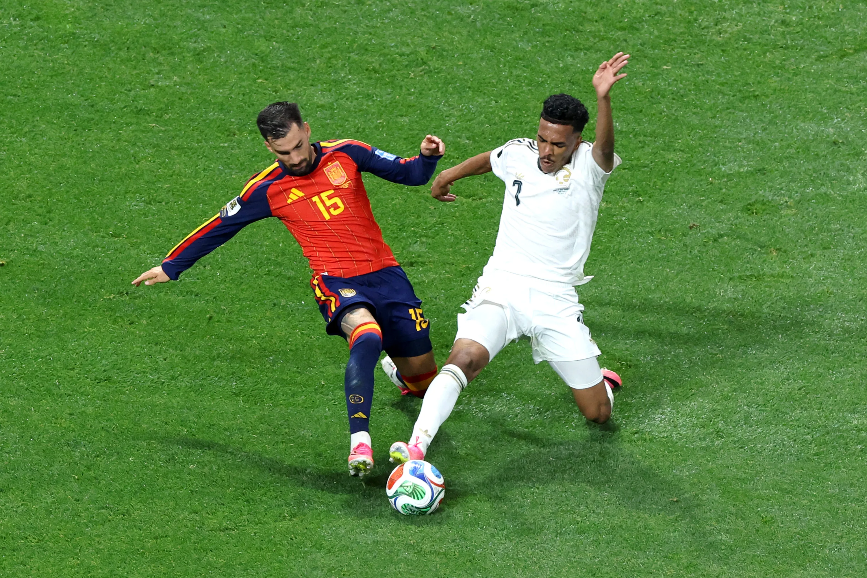 Baena durante o jogo da 2ª rodada. Photo by Buda Mendes/Getty Images
