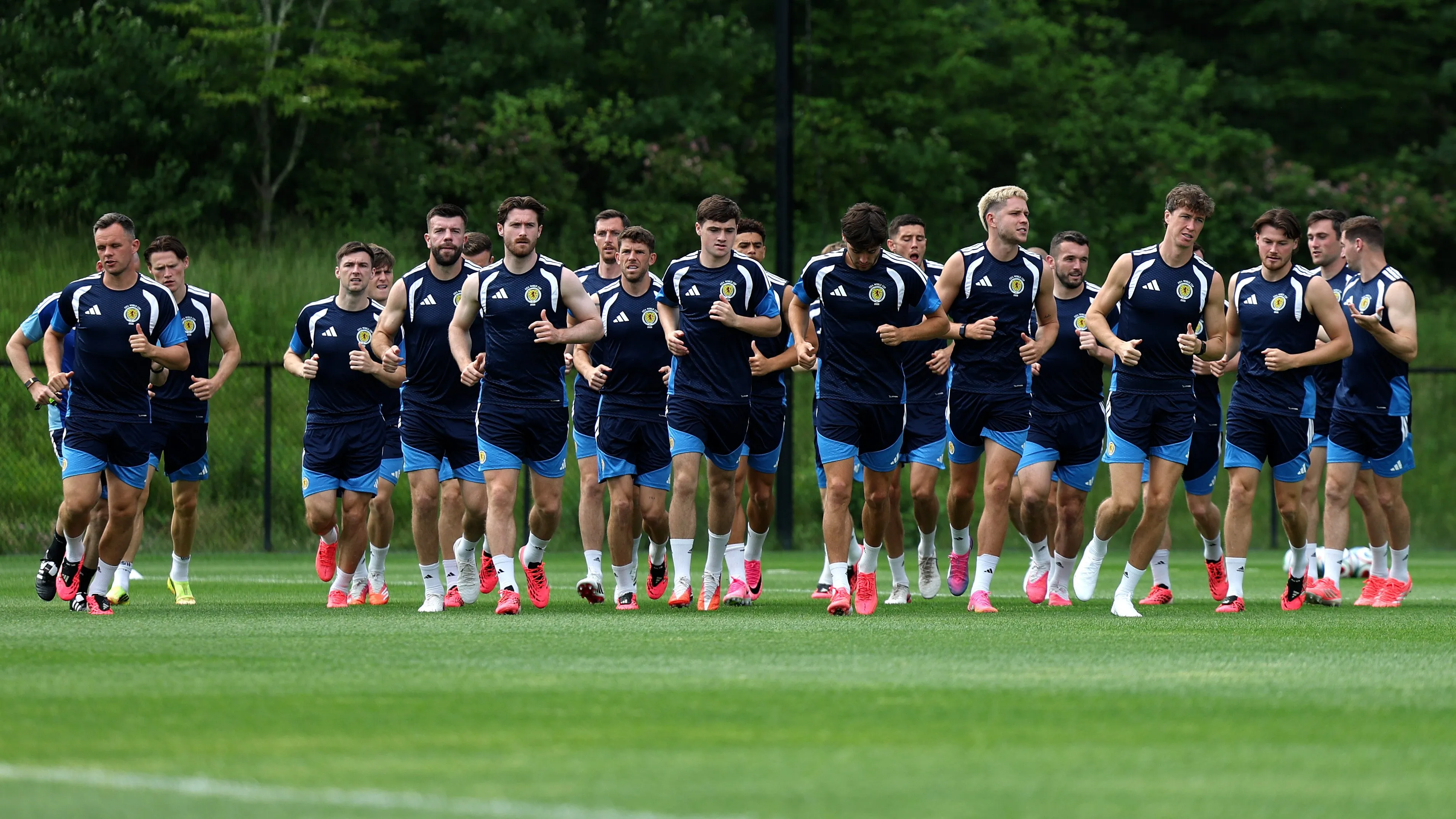 Treino da seleção escocesa. (Photo by Mattia Ozbot/Getty Images)