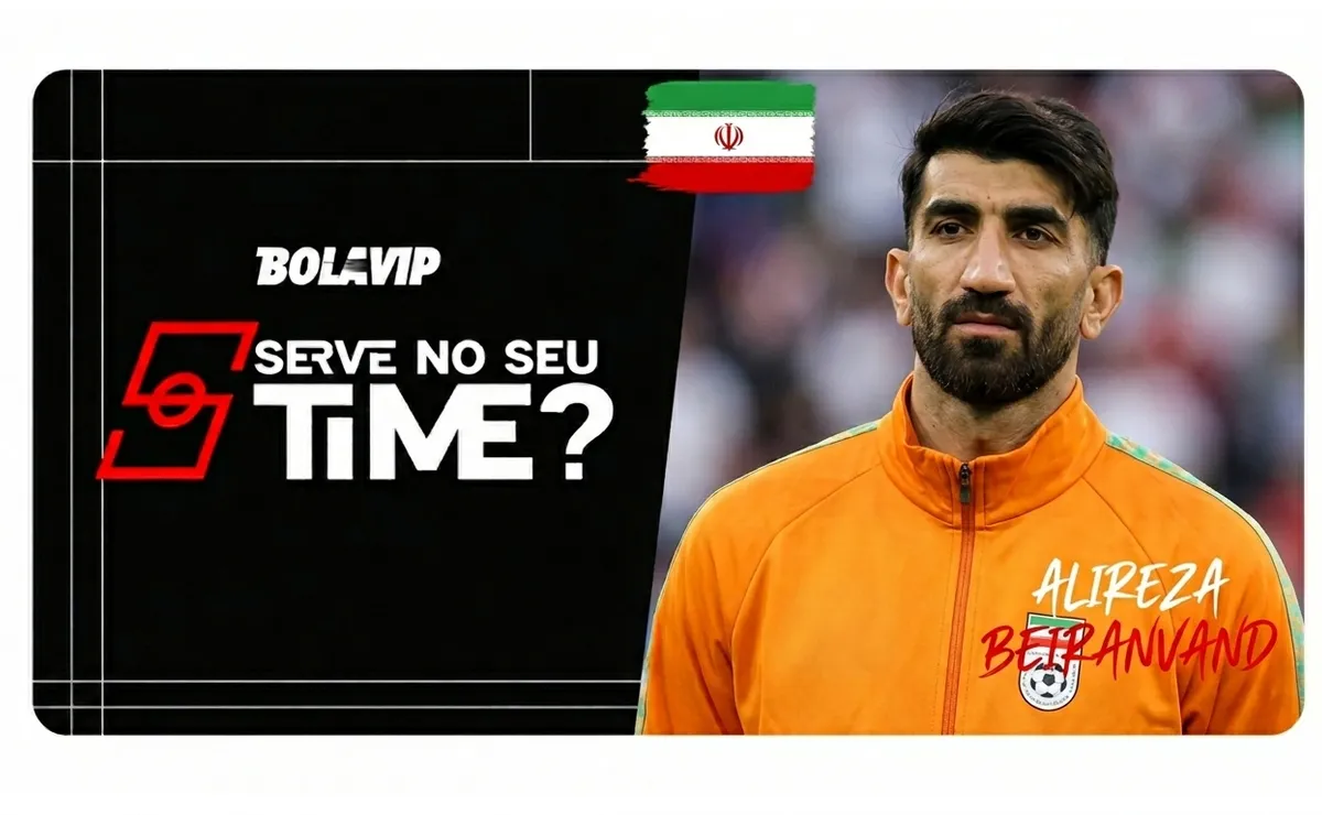 Serve no seu time? Beiranvand faz a defesa da Copa do Mundo durante Bélgica x Irã