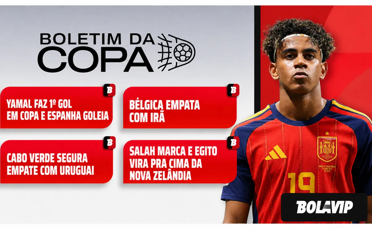 Goleada da Espanha, Cabo Verde empata com Uruguai e vitória do Egito na Copa do Mundo; veja resumos
