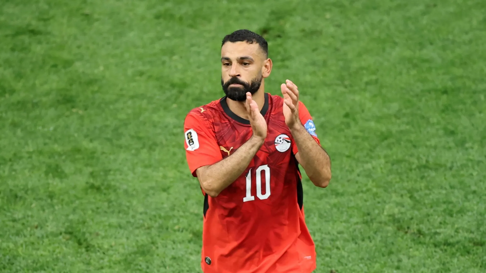 Mohamed Salah na Seleção do Egito pela Copa do Mundo 2026. Foto: Kirk Irwin/Getty Images