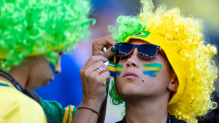 Torcedor brasileiro tem comparecido em bom número nos EUA durante a Copa do Mundo