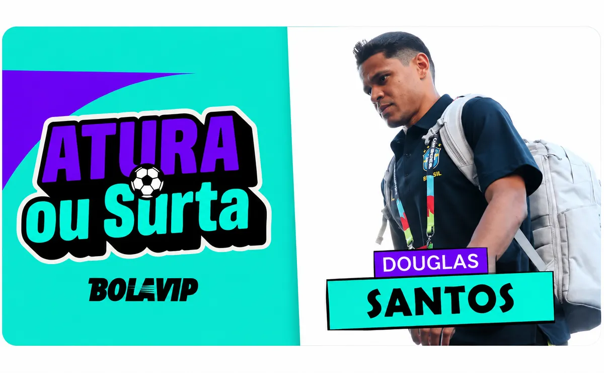 Atura ou surta: Douglas Santos se destaca em Brasil x Haiti e cai nas graças da torcida