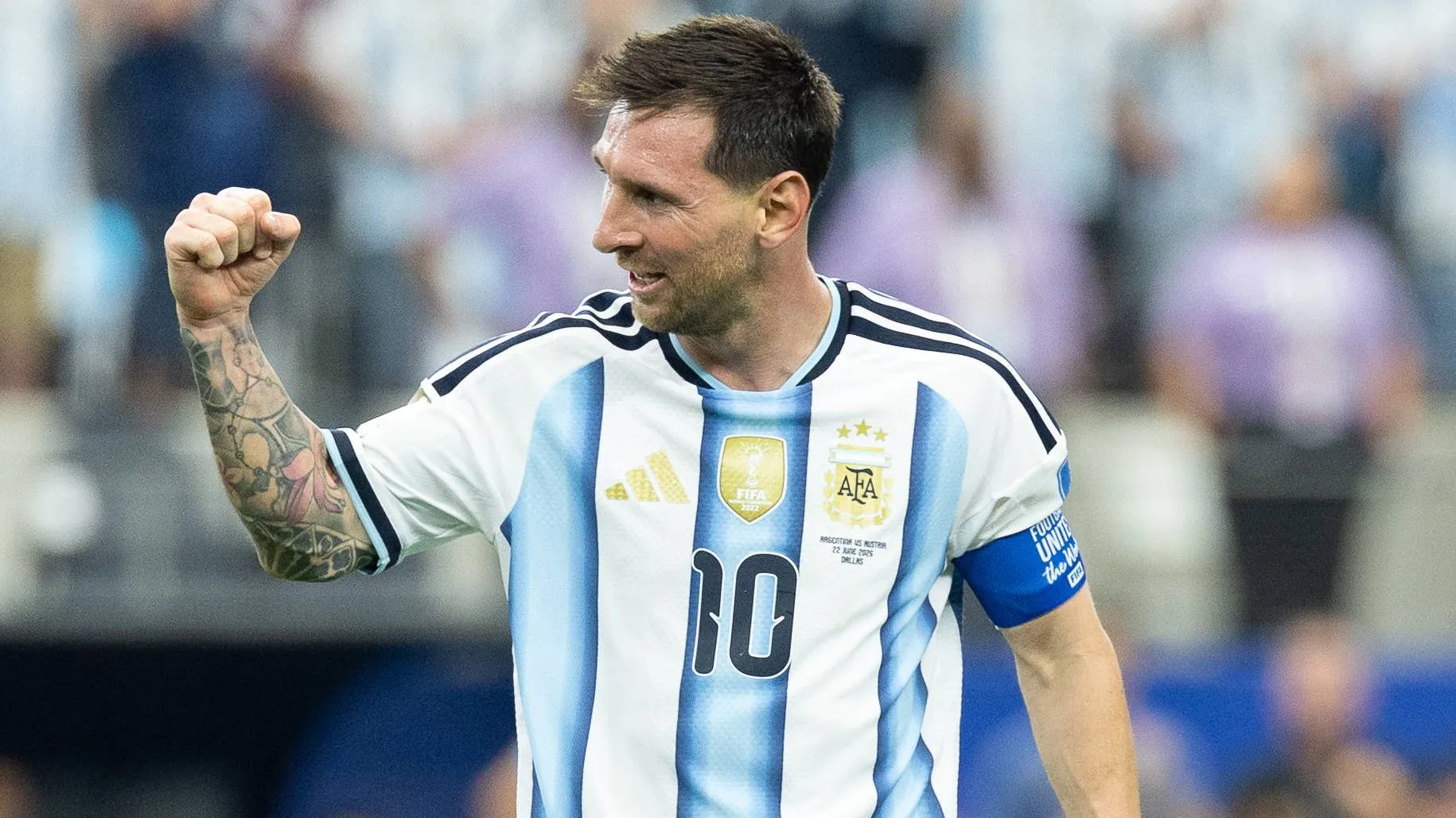 Messi pela Argentina. Foto: IMAGO / ZUMA