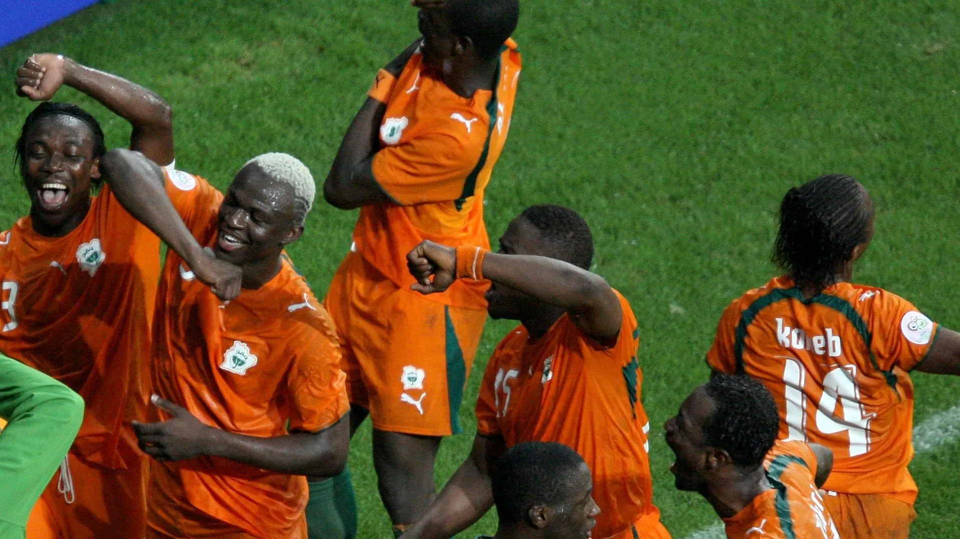 Jogadores da Costa do Marfim
